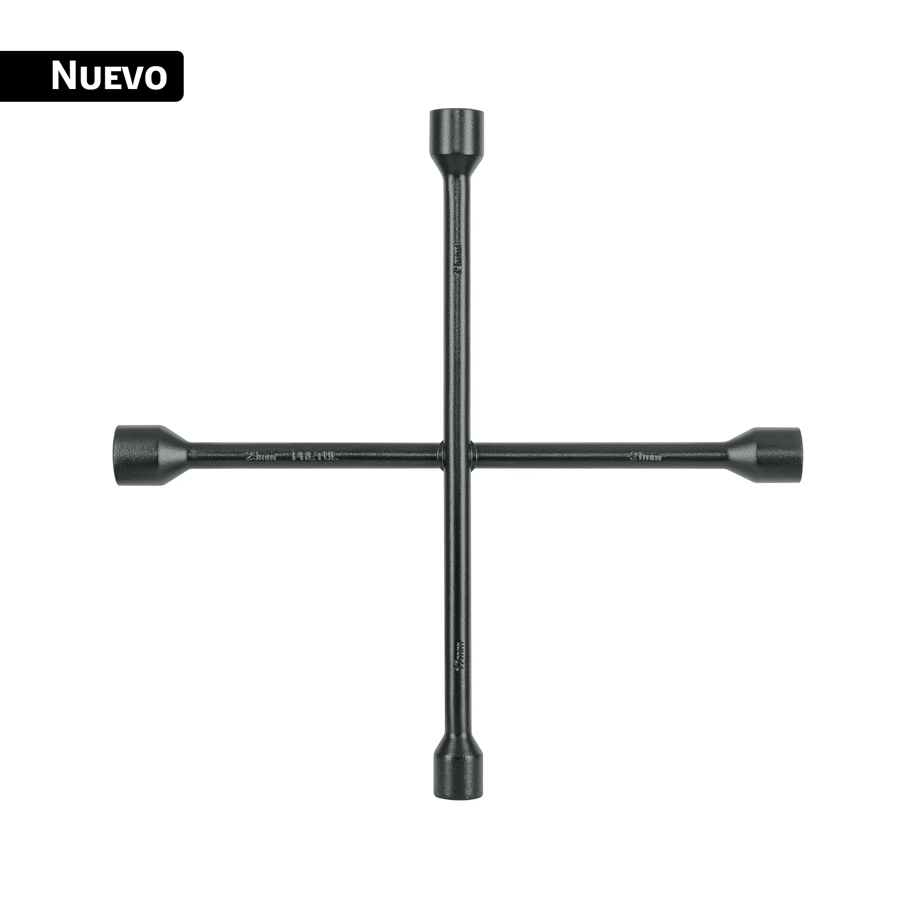 Llave de cruz 14', bocas 17, 19, 21 y 23 mm, PRETUL