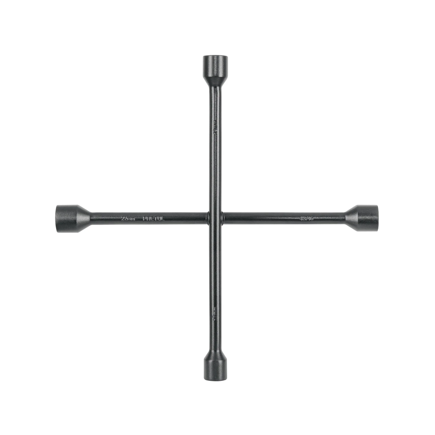 Llave de cruz 14', bocas 17, 19, 22 mm y 13/16', PRETUL