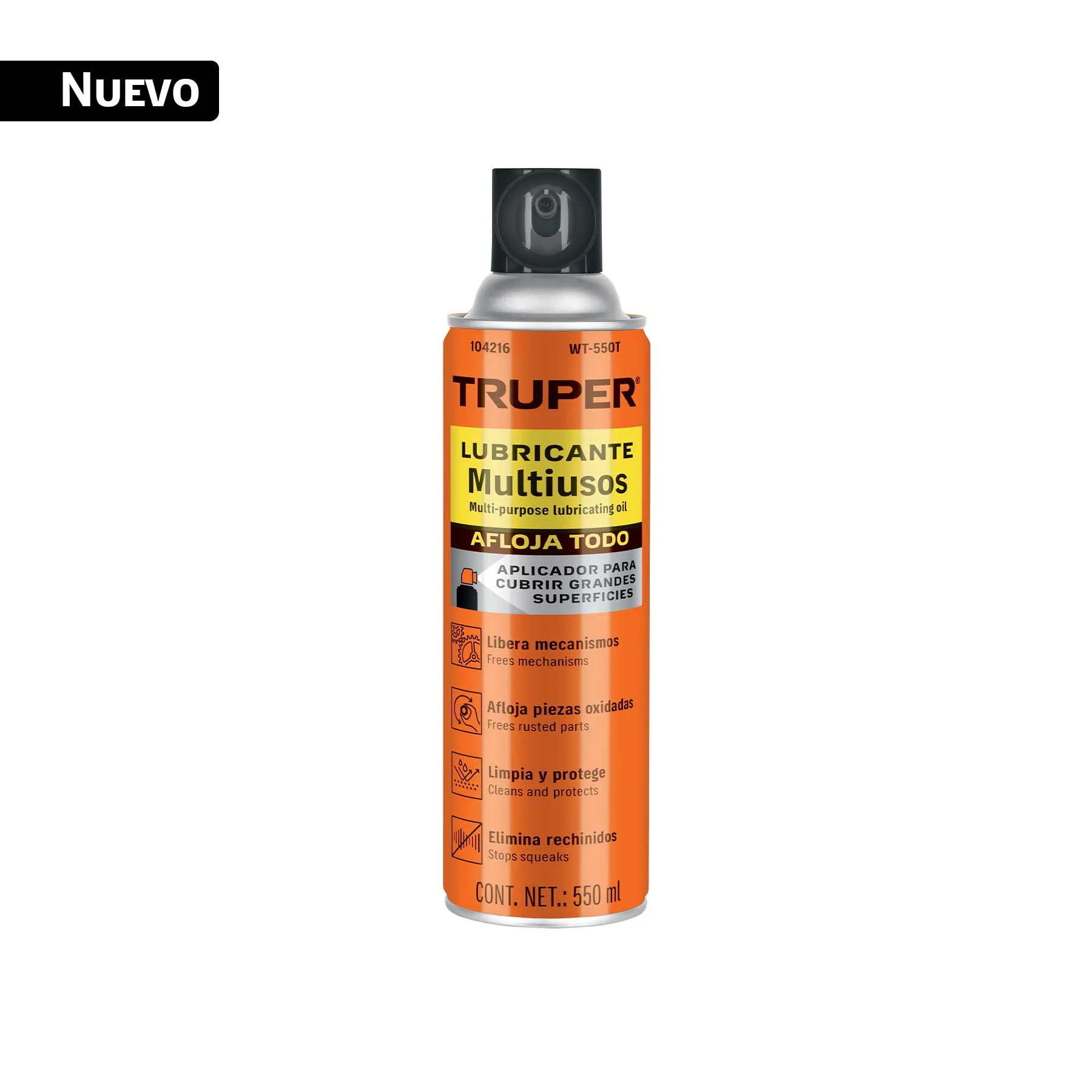 Lubricante multiusos aerosol para grandes superficies 550 ml