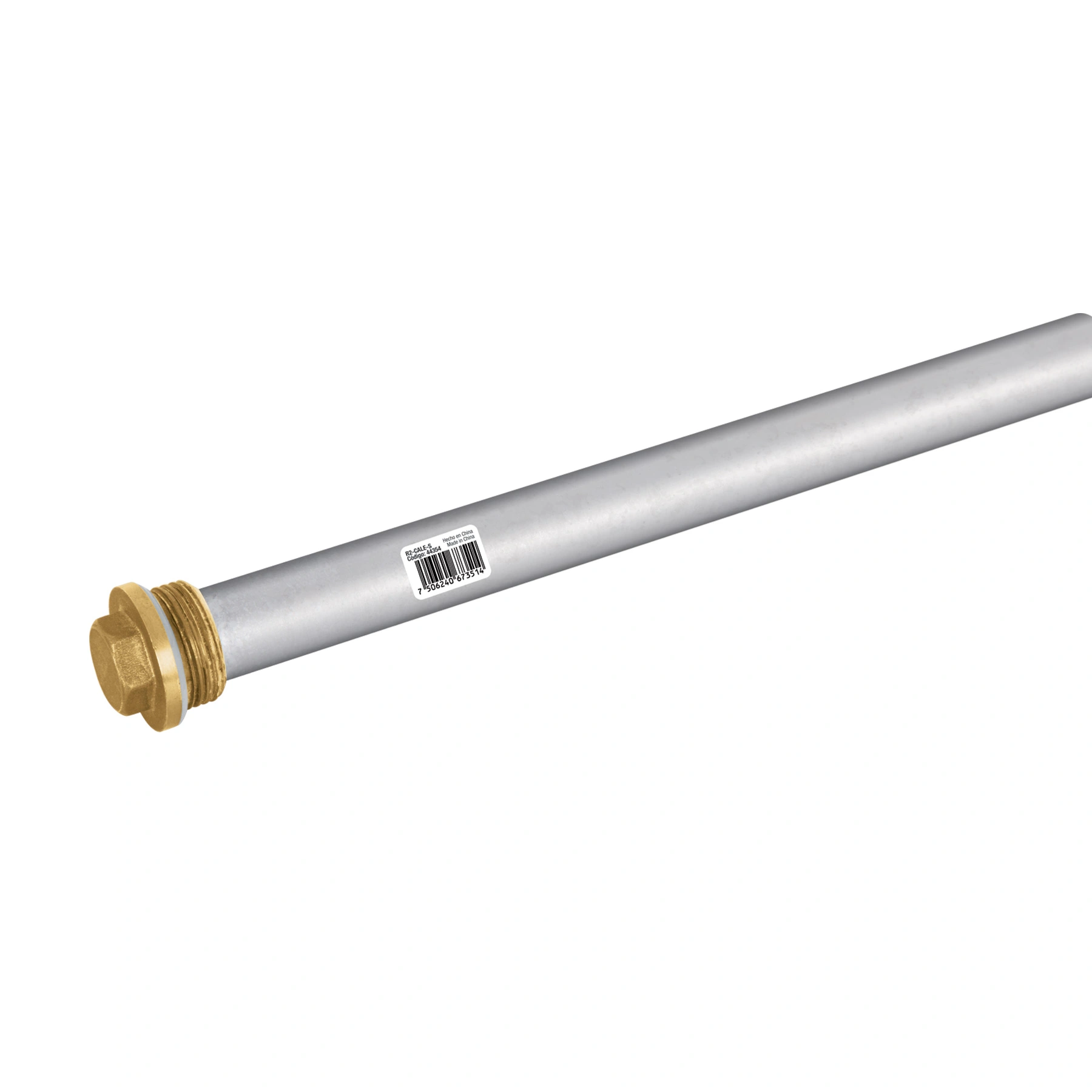 Ánodo de magnesio para calentador solar, 3/4', FOSET