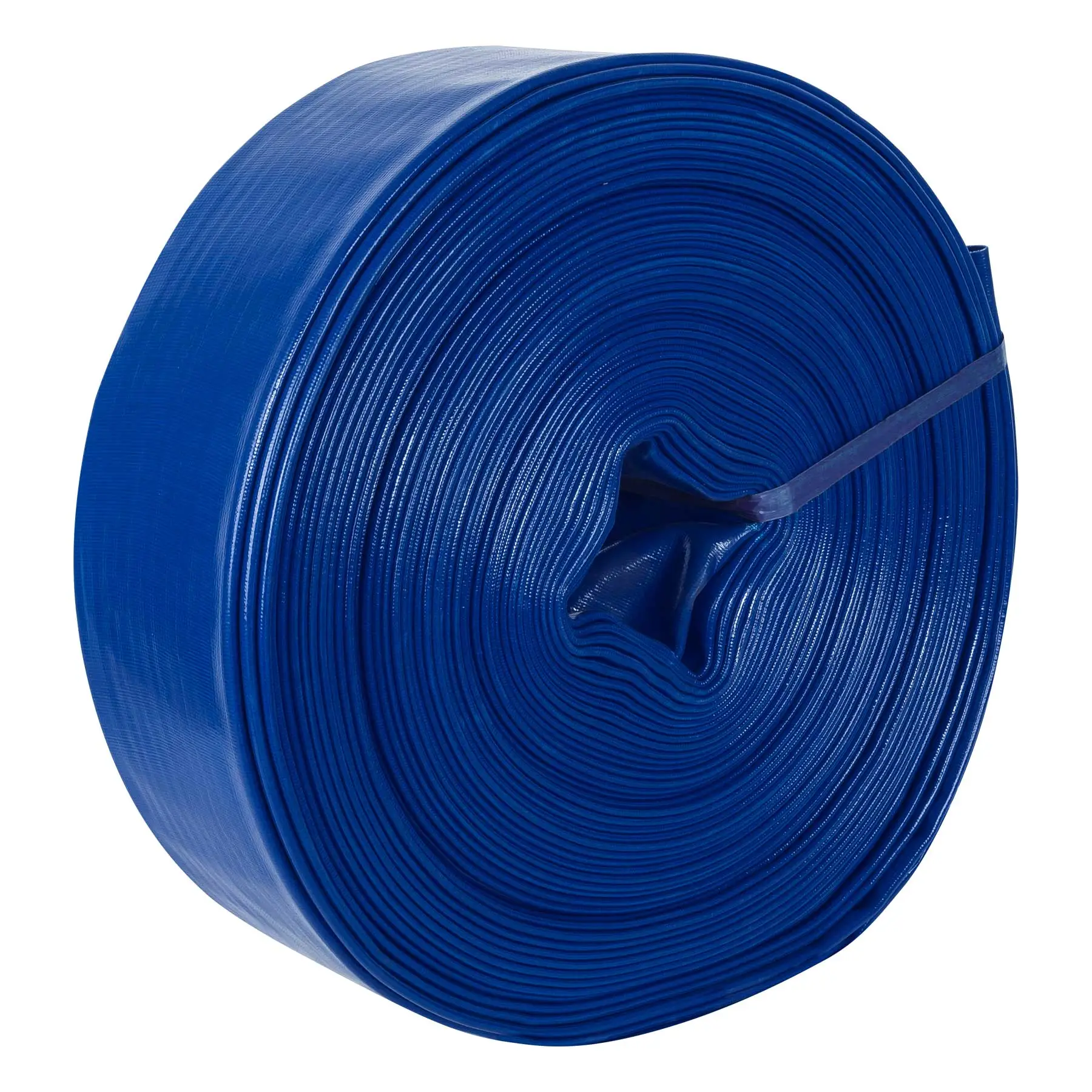 Rollo de manguera plana de 4' x 50m de descarga p/motobomba